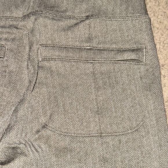 Athleta Delancy Herringbone Tight Women's Size XS Brown Mid Rise Back Pockets - Picture 3 of 5